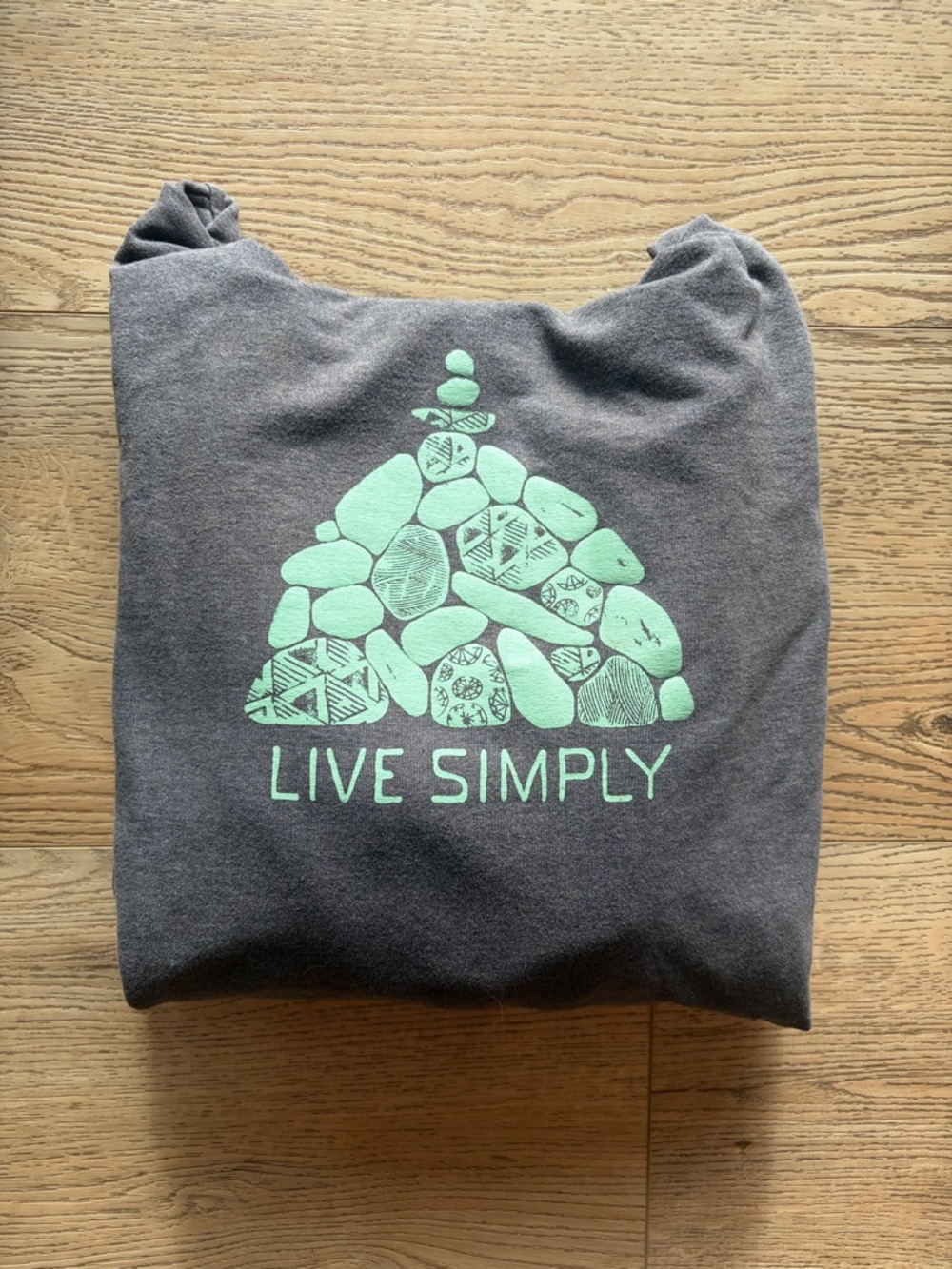 Patagonia Live Simply Gray Sweatshirt Hoodie - Size small